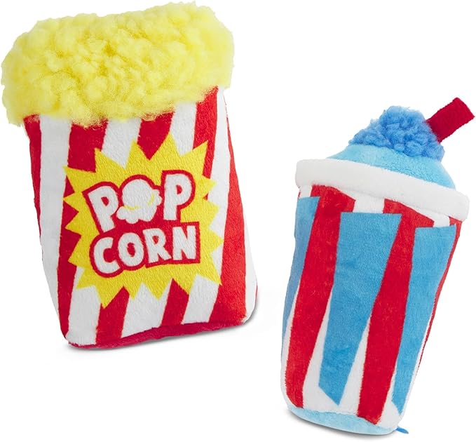 Barkbox Movie Bites Dog Toy Bundle – Squeaky Dog Toys – Plush Dog Toys – Puppy and Pet Toys for Small Dogs - PAWPICO