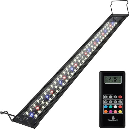 Aquarium LED Light Fish Tank Light (24-30”) Waterrebirth