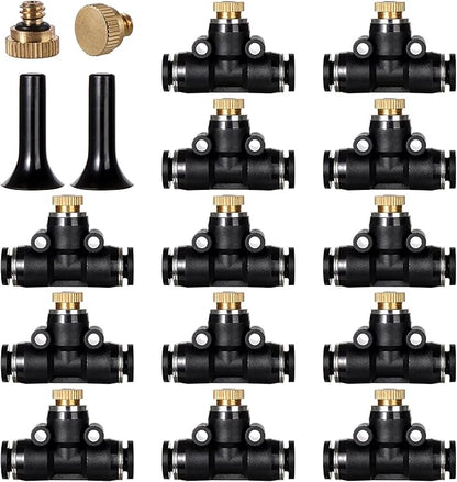 Brass Misting Nozzles Outdoor Cooling System Heavy Duty Misting Nozzle for Outdoor Cooling system (28pc-Brass Misting Nozzles kit) NFAMRZCAR