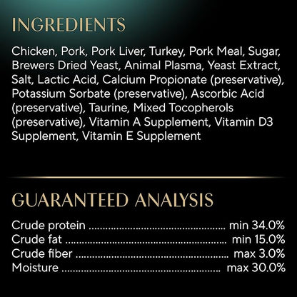 Sheba Meaty Tender Sticks Soft Cat Treats with Chicken, 0.14 oz., 5 Count (Pack of 10) Sheba