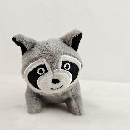 Raccoon in Tree Hide and Seek Dog Toy for Small and Medium Size Dogs, Plush Raccoon Inside Trunk Dog Toy with Squeaker, Interactive Burrow Dog Toy (Tree with Raccoons, Small) - PAWPICO