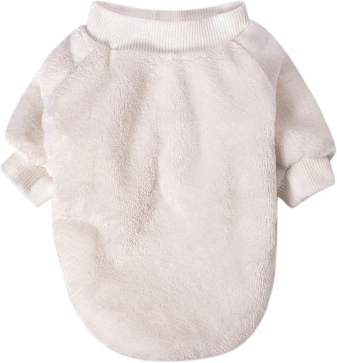 FabriCastle Dog Sweater, Pack of 2 or 3, Dog Clothes, Dog Coat, Dog Jacket for Small Medium Dogs Boy Girl, Ultra Soft and Warm Cat Pet Sweaters (X-Large, Beige,Light Green,Yellow) - PAWPICO