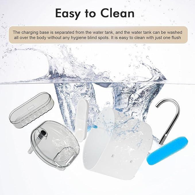Cat Water Fountain,74oz/2.2L Cat Automatic Water Fountain with a Detachable Water Tank,Pet Water Dispenser for Cats,Dogs,Quiet Pump Inside - PAWPICO