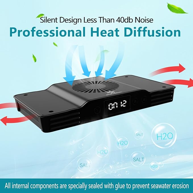 Aquarium Light - 35Watts Reef Light with Timer Sunrise and Sunset Touch Control Dimmable Saltwater Aquarium Light for Nano Tank (a035) MaiceMinds