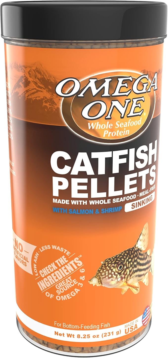 Omega One Sinking Shrimp Pellets, 8mm Pellets, 8.25 oz OmegaOne