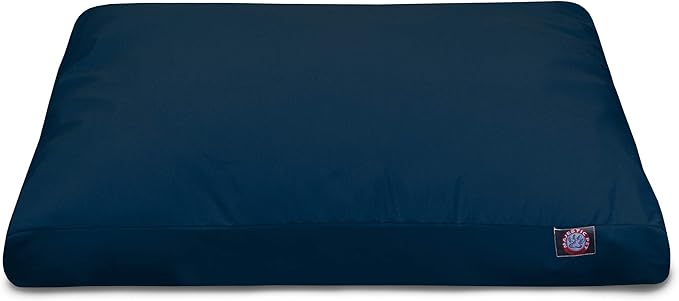 Majestic Pet Solid Navy Blue X-Large Rectangle Bed - PAWPICO