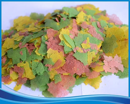 Color Enhancing Tropical Fish Food Flakes - 2.5lb Bulk Fish Food| Veteran Owned - Suitable for all Freshwater, Marine, Pond, And Goldfish | Nutritious Diet with Shrimp, Plankton, and Spirulina SouthShoreRetailLLC