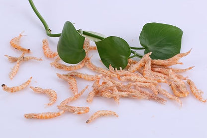 Premium Freeze-Dried Krill & Shrimp Mix - Ideal for Arowana, Koi, Tropical Cichlids, and Turtles - High-Protein Floating Aquarium Food (3000ml) toyuto