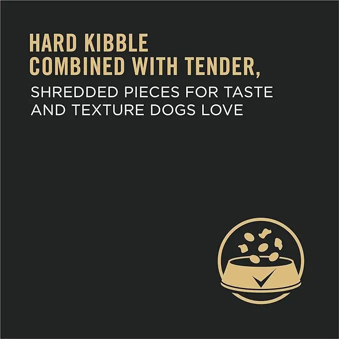 Purina Pro Plan Complete Essentials Shredded Blend Beef and Rice Dog Food Dry Formula with Probiotics for Dogs - 35 lb. Bag - PAWPICO