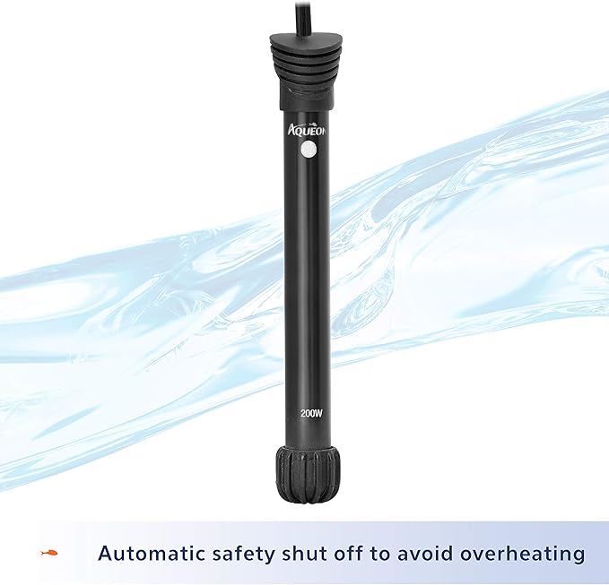 Aqueon Aquarium Fish Tank Preset Heater For Up To 75 Gallons, 200 Watts Aqueon
