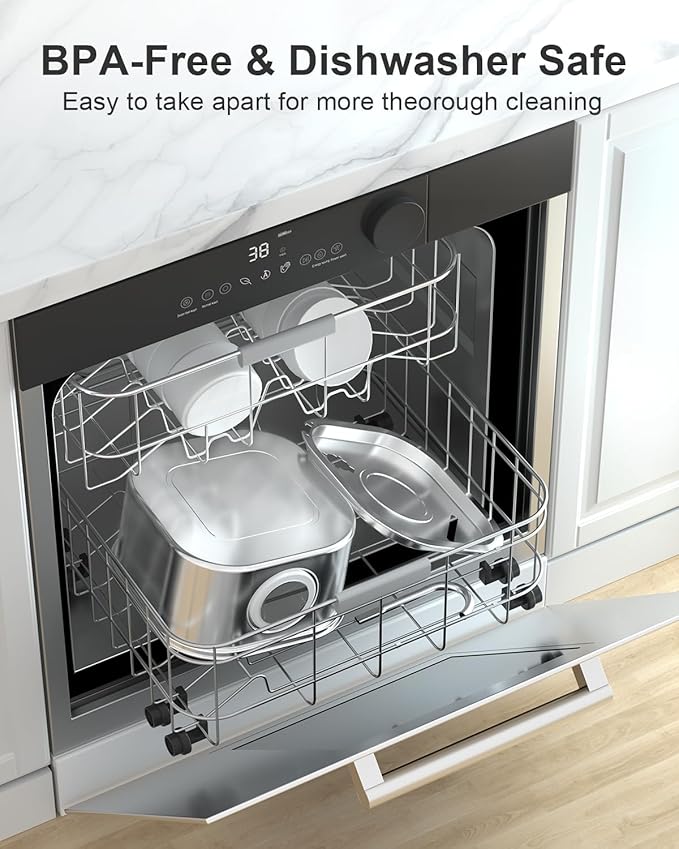 Cat Water Fountain Stainless Steel: 108oz/3.2L Automatic Pet Water Fountain - Dog Water Dispenser with Water Level Window - for Cats Inside with 4 Replacement Filters and 4 Sponge… - PAWPICO