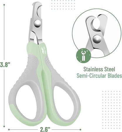 Mr. Pen- Cat Nail Clipper, Pastel Green, Cat Nail Trimmer, Cat Nail Clippers, Cat Claw Clippers, Cat Clippers for Nails, Pet Nail Clippers, Kitten Nail Clipper, Small Dog Nail Clipper Cat Claw Trimmer - PAWPICO