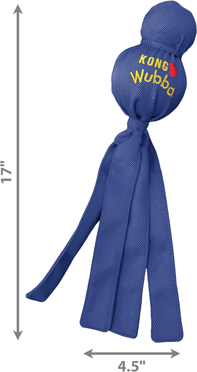 KONG Wubba - Dog Toy for Tug of War & Fetch - Dog Supplies for Puppy & Dog Playtime - Outdoor & Indoor Dog Toy - for XL Dogs - PAWPICO