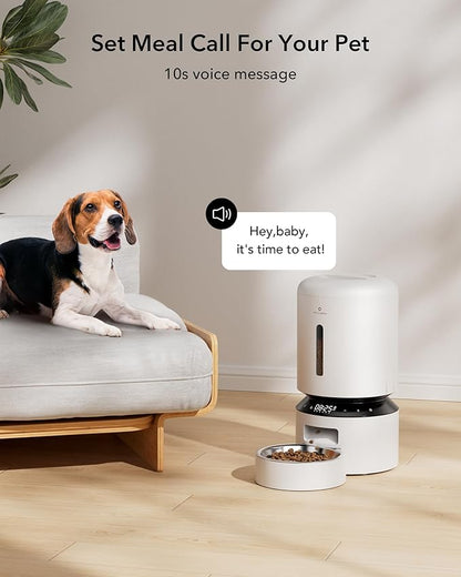 PETLIBRO Automatic Cat Feeder, Automatic Dog Feeder with Freshness Preservation, 5L Timed Cat Feeders for Dry Food, Up to 6 Meals Per Day, Granary Pet Feeder for Cats/Dogs - PAWPICO