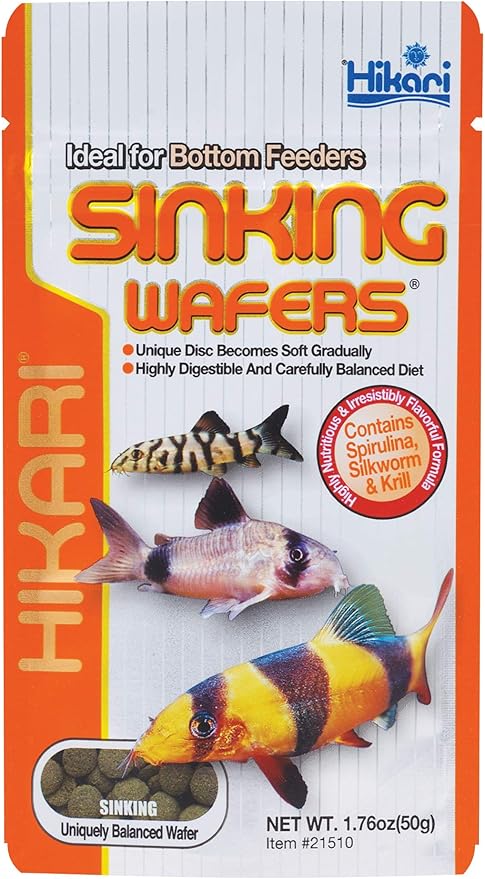 HIKARI Sinking Wafers for Pets, 1.76-Ounce Hikari