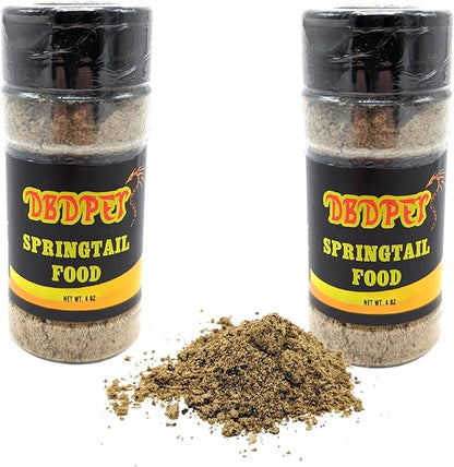 DBDPet Springtail Food (4oz Bottle) - Food for Springtail & Isopod Cultures - Explode Your Springtail Culture's Growth with Our Springtail Food DBDPet