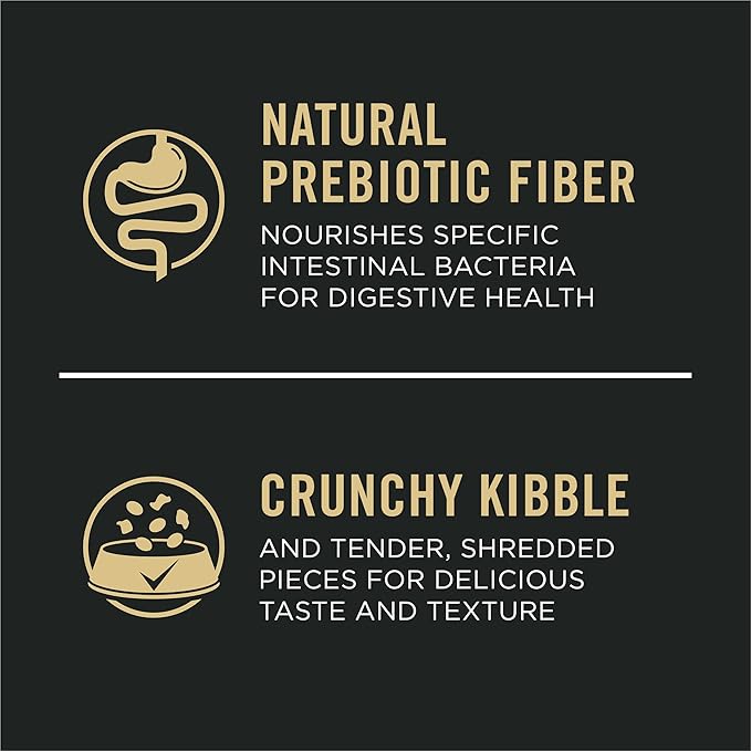 Purina Pro Plan Adult 7 Plus Complete Essentials Shredded Blend Beef and Rice Formula High Protein Dog Food for Senior Dogs - 18 lb. Bag - PAWPICO