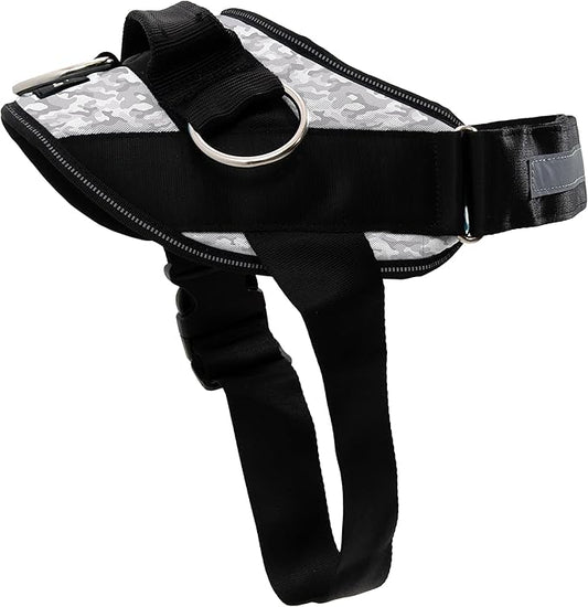 ShawnCo Essential Dog Harness, No-Pull Pet Vest with 3 Leash Clips, No Choke, Reflective, Adjustable and Padded, for Easy Walking and Training for Small, Medium and Large Dogs (Arctic Camo, M) SHAWNCO