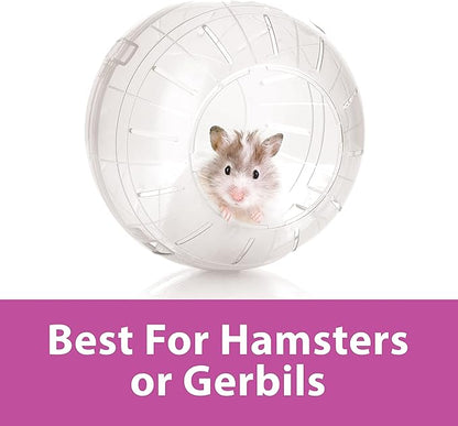 Kaytee 7" Clear Run-About Exercise Ball For Pet Hamsters & Gerbils Kaytee