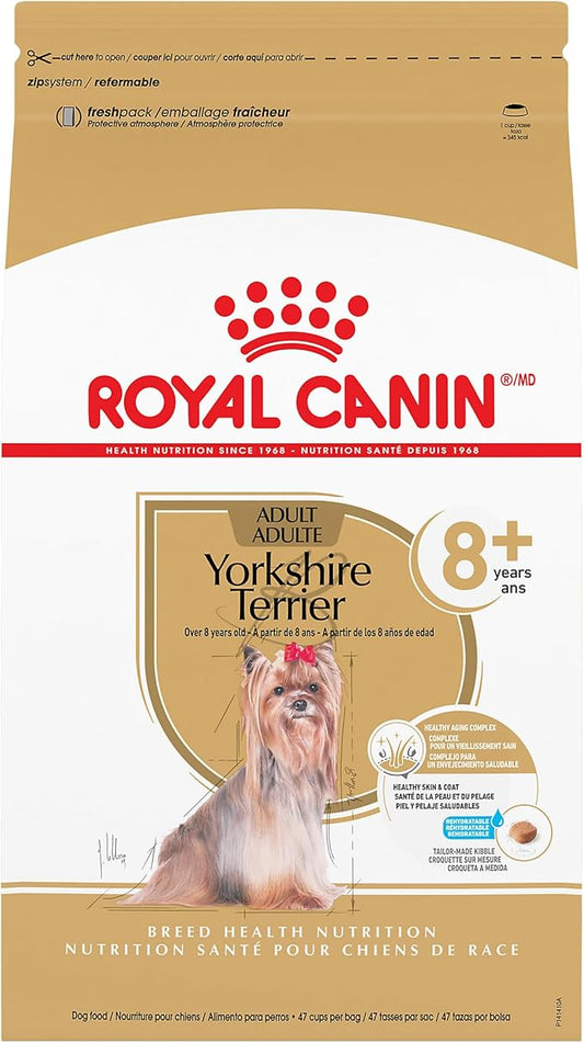 Royal Canin Yorkshire Terrier Adult 8+ Dry Dog Food for Aging Dogs - PAWPICO