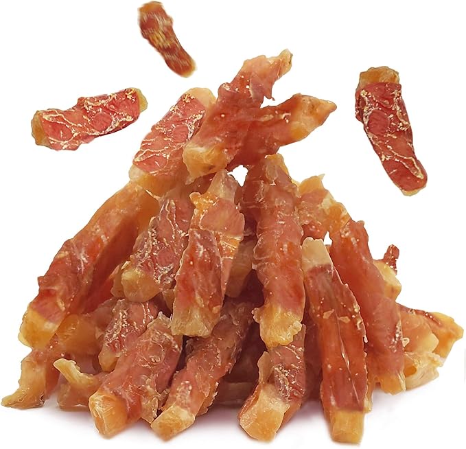 MON2SUN Dog Treats Rawhide Free Chicken Wrapped Sweet Potato Dog Snacks, Gluten & Grain Free Dog Treats for Puppy and Small Dogs, (Chicken, 10 Ounce -Pack of 1) - PAWPICO