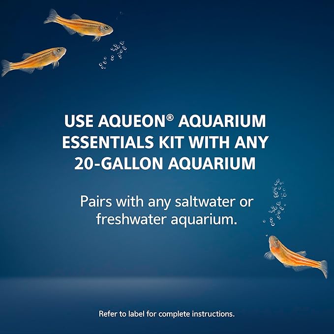 Aqueon Fish Tank Aquarium Essentials Starter Kit for 20 Gallon Tanks Aqueon