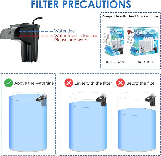 Koller Products Plastic 6-Gallon AquaView 360 Aquarium Kit for Tropical Fish, Betta Fish with LED Lighting and Power Filter Clear, 4-Piece Set DISCOVERTHEEXCITINGWORLDOFKEEPINGTROPICALFISH