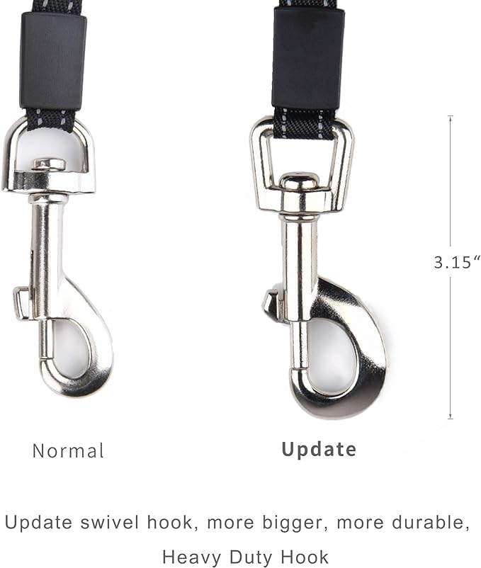 Fida Retractable Dog Leash, 16ft Heavy Duty Pet Walking Leash for Medium/Large Dog up to 110 lbs, Tangle Free. One-Hand Brake (Large, Orange) Fida