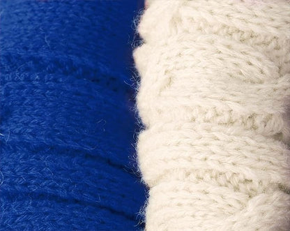 2 Pack Dog Sweaters for Small Dogs - Puppy Medium Warm Clothes in Winter, Turtleneck Pullover Design for Boy Girl Pet, Doggie, Cat, Kitten Chihuahua Bulldog Pug Beagles (XS, Blue, Beige) - PAWPICO