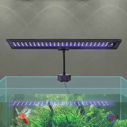 IREENUO Aquarium LED Light, Full Spectrum Fish Tank Clip on Light with Remote, Color Changing Lighting for Reef Coral Aquatic Plants and Fish Keeping (16W（20.4 inch）) SpeciallyforyourpettoprovideavarietyofqualityproductsYearsofresearchexperienceinpetwarmcoattoprovideyourpetwiththewarmestprotectioninwinter