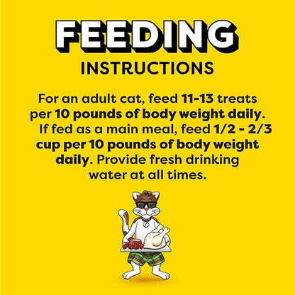Temptations MixUps Backyard Cookout Flavor Crunchy and Soft Cat Treats, 6.3 oz. Pouch (Pack of 10) Temptations