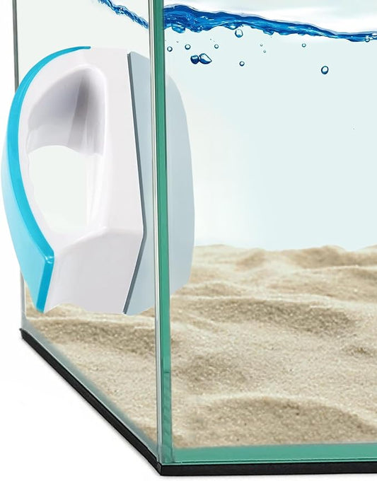 JOR Magnetic Scrubber for Aquarium Fish Tank, Scratch-Free Glass Scraper, Keep Hands Dry, Non-Slip, Self-Floating Strong Cleaning Magnet, Aquarium Cleaner for Acrylic Tanks PAWPICO