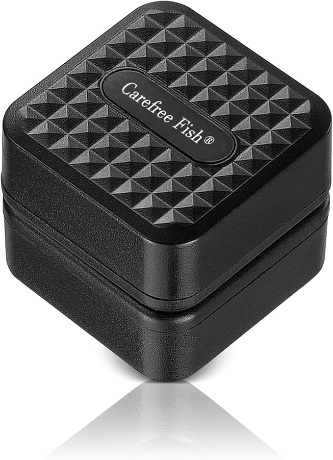 Carefree Fish Aquarium Mini Magnetic Cleaner Plus for Glass Fish Tank Tiny Magnet Brush Algae Scrapers (Magnetic Reinforcement No Floating) Bewatermyfriend