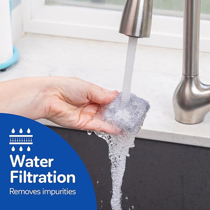 Petmate Replendish Gravity Waterer with Microban for Cats and Dogs, 4 Gallons,Silver, Made in USA - PAWPICO