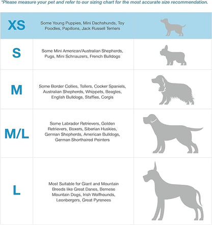 Blue-9 Buckle-Neck Balance Harness, Fully Customizable Fit No-Pull Harness, Ideal for Dog Training and Obedience, Made in The USA, Blue, X-Small Blue-9