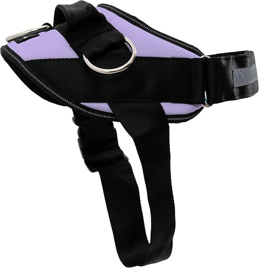 ShawnCo Essential Dog Harness, No-Pull Pet Vest with 3 Leash Clips, No Choke, Reflective, Adjustable and Padded, for Easy Walking and Training for Small, Medium and Large Dogs (ICY Lilac, XL) SHAWNCO