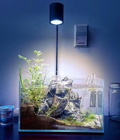 LED Aquarium Light, Full Spectrum COB LED Spotlight for Planted Aquariums, Small/Nano Tanks, Wabikusa, Terrarium, Paludarium HIROAquatics