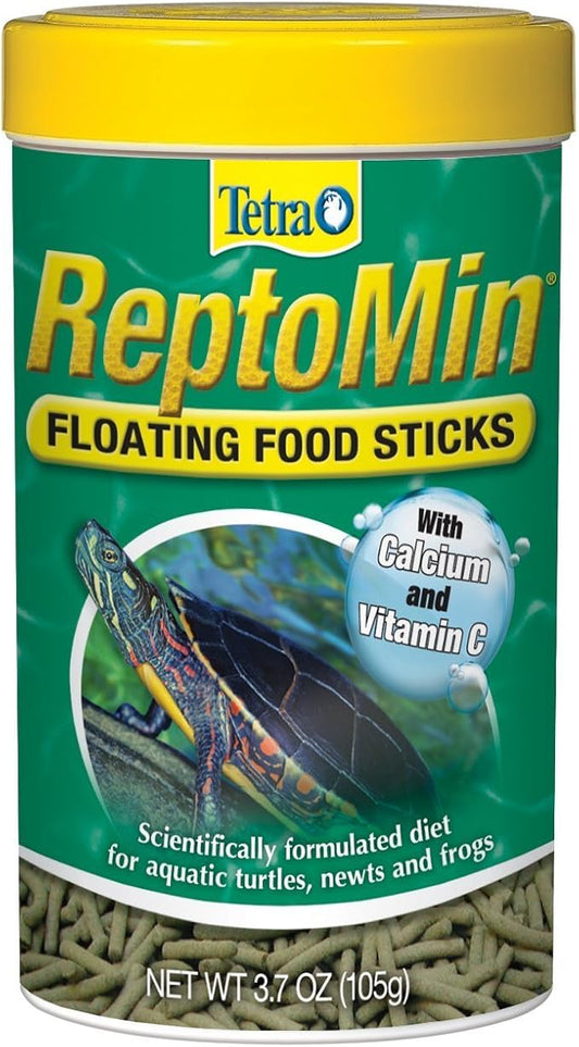 Tetra ReptoMin Floating Food Sticks, Food for Aquatic Turtles, Newts and Frogs, 3.7 oz Tetra