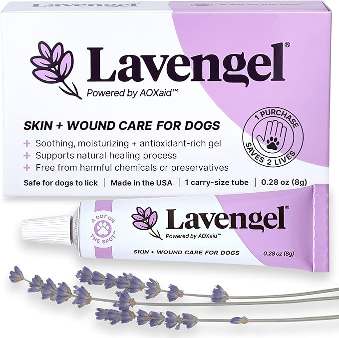 for Dogs - Reduces Skin Irritations and Itching - Effective Wound Care and Hot Spot Treatment Lavengel