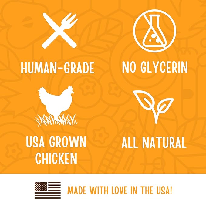 Full Moon All Natural Human Grade Dog Treats, Essential Chicken Savory Bites, 16 Ounce - PAWPICO