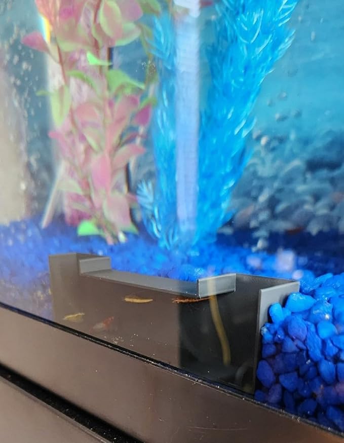 Shrimp Cave Aquarium Tunnel, Shrimp Hides for Aquarium, Corner Aquarium Cave, Corner Fish Tank Decorations, Shrimp Tank Accessories, Fish Hideout for Aquarium Decor, Fish Cave for Aquarium Hideout CPLIKE