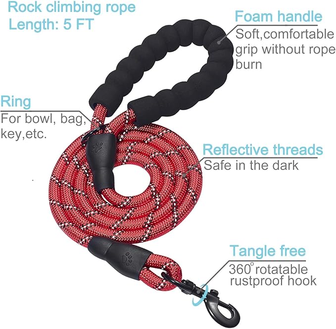 haapaw 2 Packs Martingale Dog Collar with Quick Release Buckle Reflective Dog Training Collars for Small Medium Large Dogs haapaw