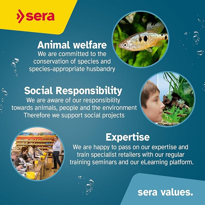 sera Granured Nature 33,8 fl oz | Premium Cichlid Food for Carnivores & Omnivores | High Protein, Omega Fatty Acids | with Krill for Vibrant Colors | Slow-Sinking, No Artificial Additives Sera