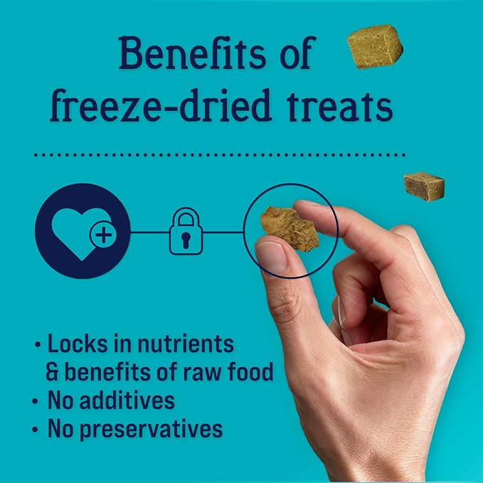 Stewart Freeze Dried Dog Treats, Chicken Liver, 3 oz, Grain Free & Gluten Free, Resealable Pouch, Single Ingredient, Dog Training Treat - PAWPICO