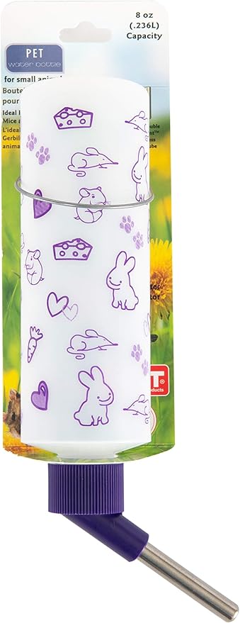 Lixit Weather Resistant Cage Water Bottles for Rabbits, Ferrets, Guinea Pigs Hamsters and Other Small Animals. (8-Ounce) Lixit
