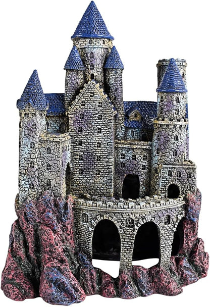 Penn-Plax Age-of-Magic Wizard’s Castle Aquarium Décor – Resin for Freshwater and Saltwater Fish Tanks – Large (RRW8) Penn-Plax