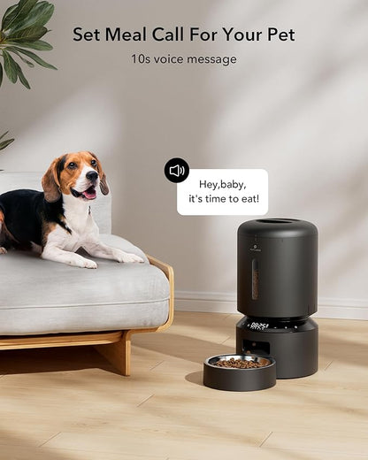 PETLIBRO Automatic Cat Feeder, Automatic Dog Feeder with Freshness Preservation, 5L Timed Cat Feeders for Dry Food, Up to 6 Meals Per Day, Granary Pet Feeder for Cats/Dogs - PAWPICO