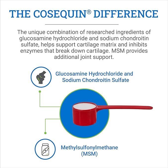 Nutramax Cosequin Optimized with MSM Joint Health Supplement for Horses - Powder with Glucosamine and Chondroitin, 1400 Grams NutramaxLaboratories