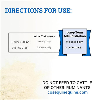 Nutramax Cosequin Optimized with MSM Joint Health Supplement for Horses - Powder with Glucosamine and Chondroitin, 1400 Grams NutramaxLaboratories
