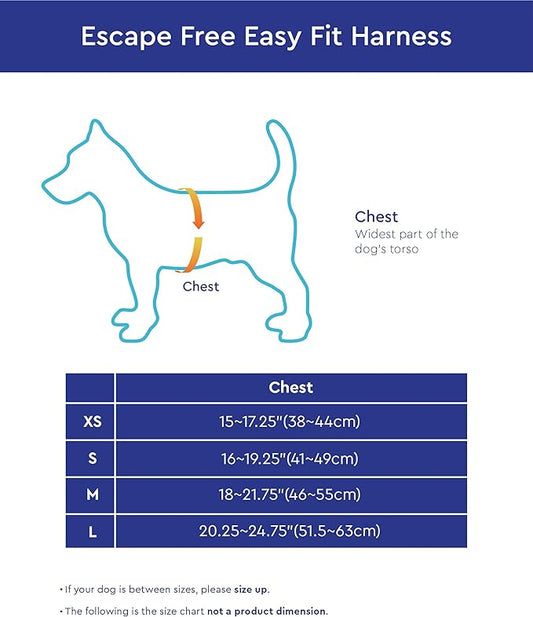 Gooby Escape Free Easy Fit Harness - Blue, Small - No Pull Step-in Patented Small Dog Harness with Quick Release Buckle - Perfect On The Go No Pull Harness for Small Dogs or Medium Dog Harness Gooby